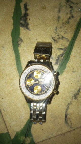 Reloj Breitling Acero y Oro Azul