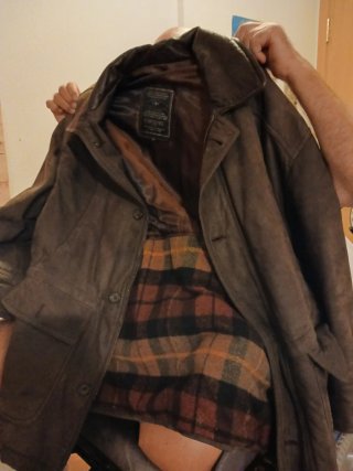 Chaquetón  XL Hombre Marrón oscuro