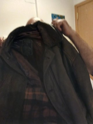 Chaquetón  XL Hombre Marrón oscuro