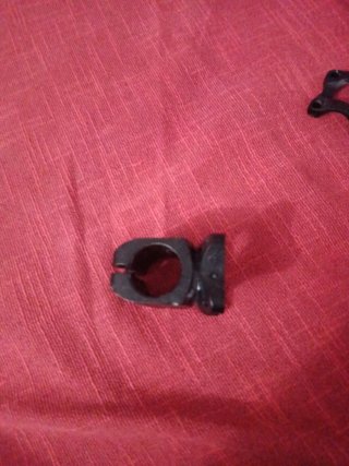 Potencia de bicicleta negra