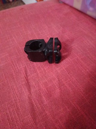 Potencia de bicicleta negra