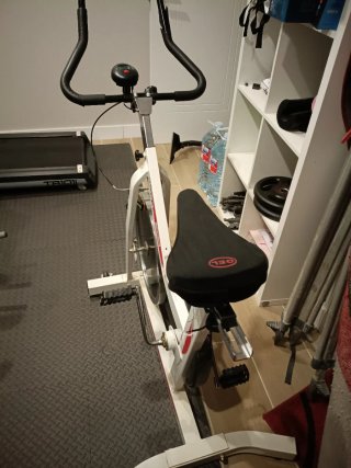 Bicicleta de Spinning Blanca