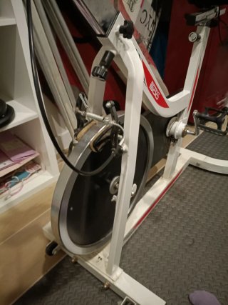 Bicicleta de Spinning Blanca
