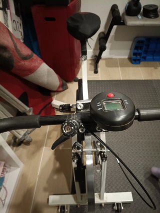 Bicicleta de Spinning Blanca