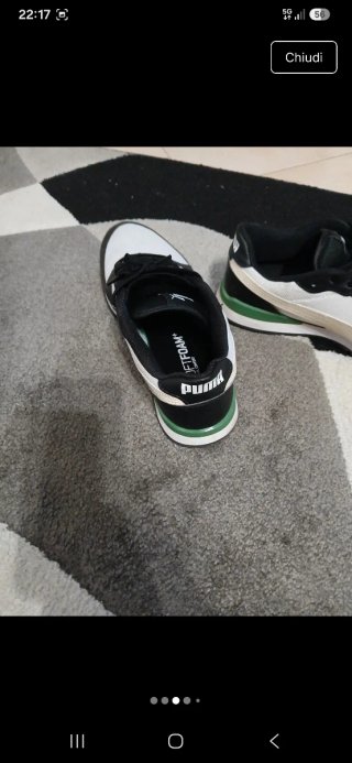 Scarpe Puma Uomo Nero Bianco