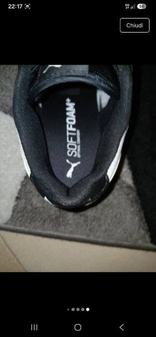 Scarpe Puma Uomo Nero Bianco