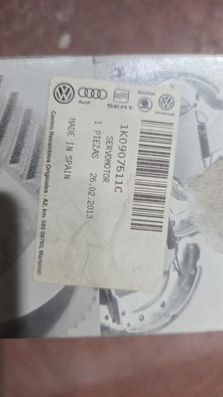 Motor trampilla aire Audi A3/S3 8P