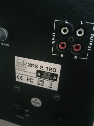 Altavoces Hercules XPS 2.120