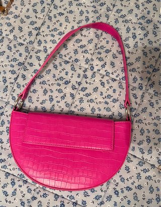 Bolso Rosa con Textura