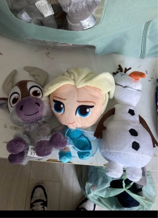 Set di 3 Peluche Frozen
