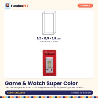 Funda PET para Game & Watch Super Color