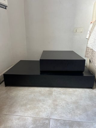 2 Cajoneras Negras de 3 Cajones