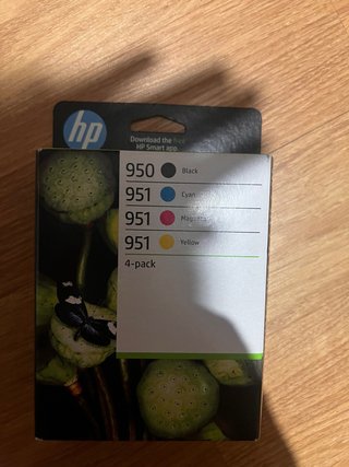 Pack 4 Tinta HP 950 Negro y 951 Colores