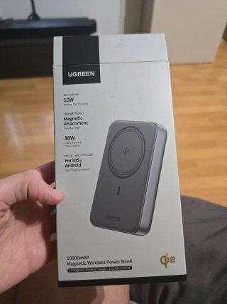PowerBank Magnética Ugreen 10000mAh, cable incluid