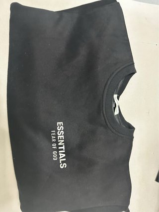 Essentials Fear of God Sudadera Negra