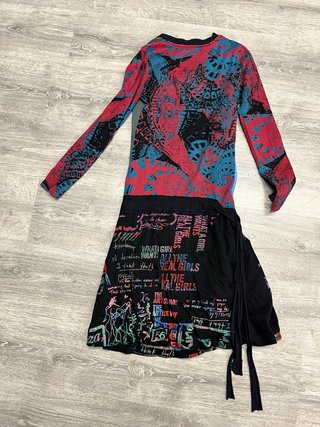 Vestido Desigual Talla Única Multicolor