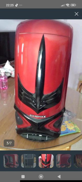 Caja PC Gaming Raidmax Roja
