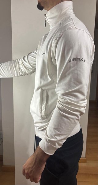 Sudadera Nike Blanca con Cremallera