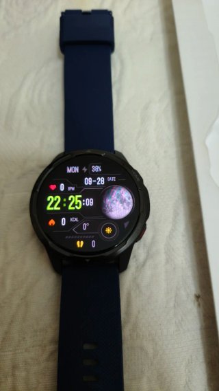 Reloj Inteligente Azul y Negro