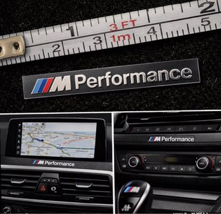 Detalle muy fino Adhesivo BMW M Performance Metal