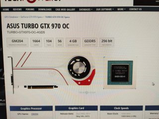 Tarjeta Gráfica Asus Turbo GTX 970 OC 4GB DDR5