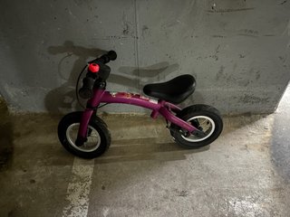 Bicicleta sin pedales 12 pulgadas sport berry