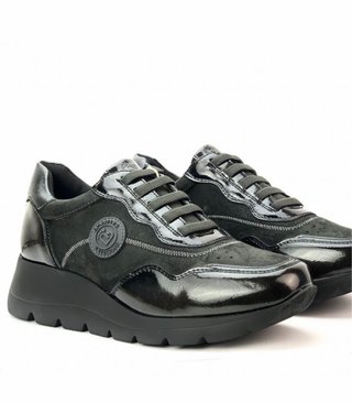Zapatilla Negra Talla 40 Cómoda
