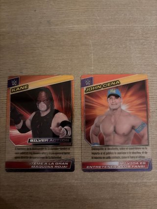 Cartas WWE Edge y The Rock