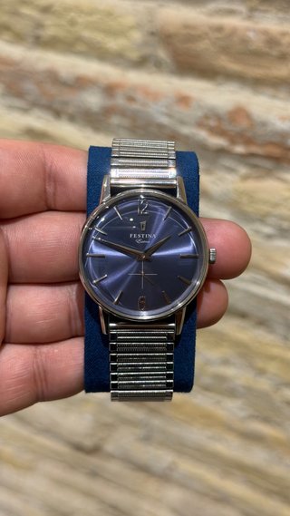 Reloj Festina Extra Azul y Plateado Delgado