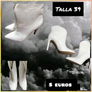 Botines Blancos Talla 39