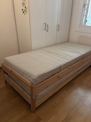 2 Camas IKEA 1 Plaza con Colchones