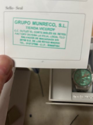 Reloj Viceroy Mujer Esfera Verde y Bisel Brillante