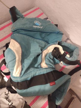 Mochila Portabebés Manduca Azul