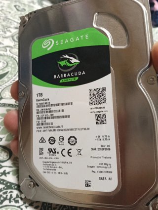 Disco Duro Interno Seagate BarraCuda 1TB (7200 RPM