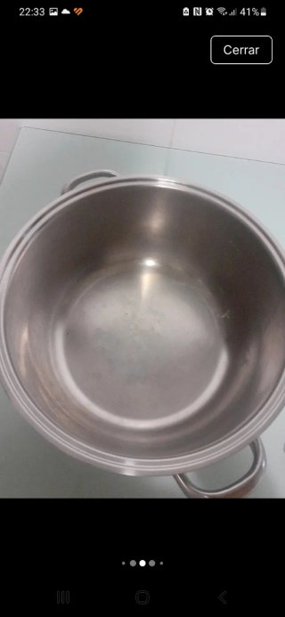 Olla acero inox 18/10, 6 litros, marca Pintinox