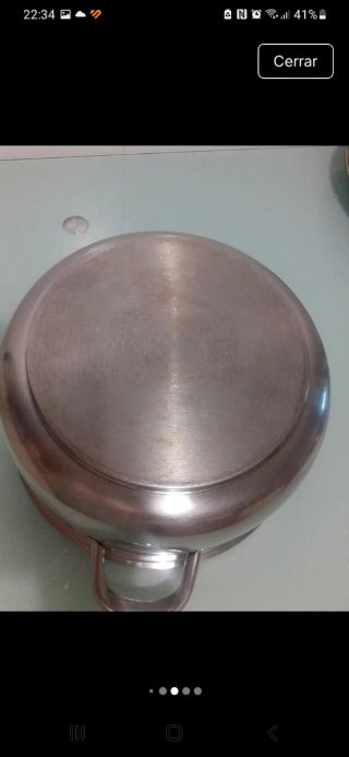 Olla acero inox 18/10, 6 litros, marca Pintinox