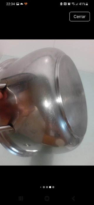 Olla acero inox 18/10, 6 litros, marca Pintinox