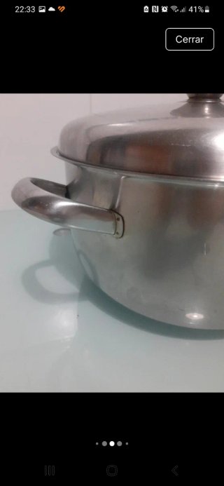 Olla acero inox 18/10, 6 litros, marca Pintinox