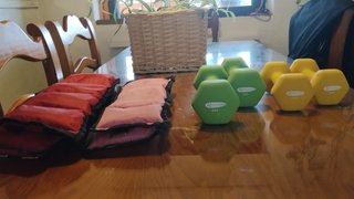 Mancuernas 3KG Active Forever Verdes,de 2 Kg,
