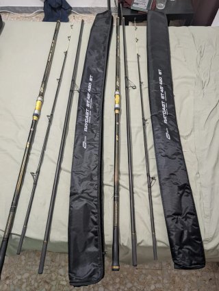 2 Cañas de Pescar Raycast ST 45° 420 ST