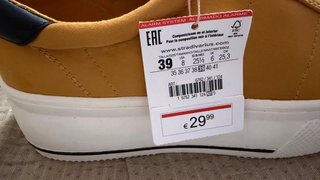 Bambas Plataforma Ocre Stradivarius