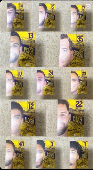 Set de 13 Cromos Firmados CB Gran Canaria