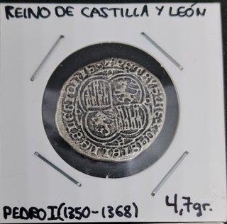 🇪🇦 4 MONEDAS S.XIV DE CASTILLA Y LEÓN RÉPLICAS
