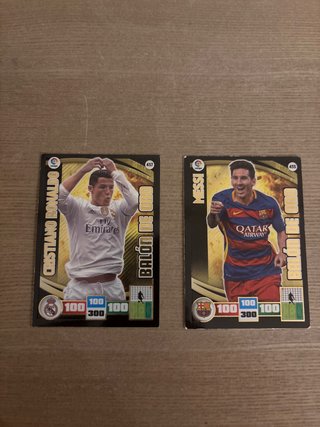 Cromos Adrenalyn: Cristiano Ronaldo y Messi