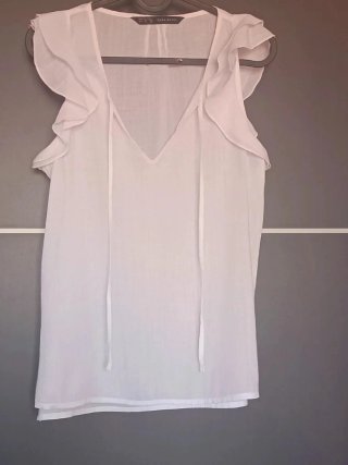 Camisa Zara Basic sin mangas