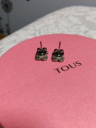 Pendientes Oso Tous Negro y Plata