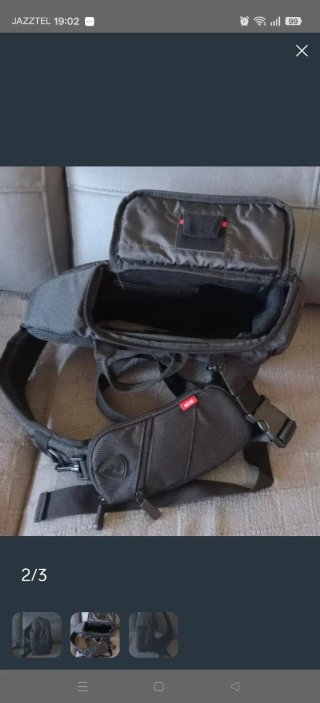 Bolsa bandolera para cámara Canon