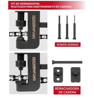 Herramienta para Cadena de Moto 13 Piezas
