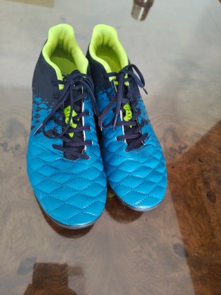 Botas de fútbol Kipsta azules