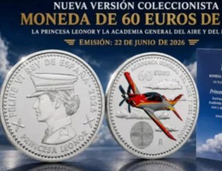 Moneda 60€ España Princesa Leonor 2026